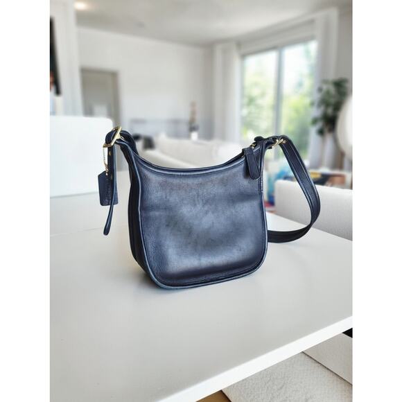 COACH Vtg Janice Ricardi-Desantos Legacy Crossbody Bag Purse 9950 Black Rare - Picture 2 of 14